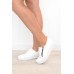 Orsola White Leather Sneaker
