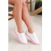 Paradise White Pink Leather Sneaker